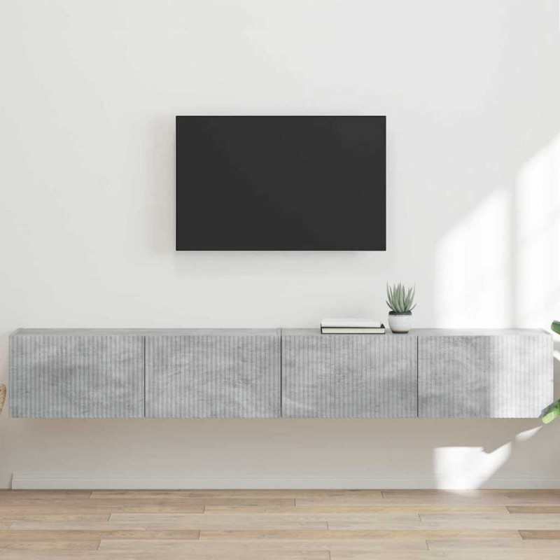 Szafka pod telewizor 2 pcs Betonowy 98 x 31 x 29,5 cm