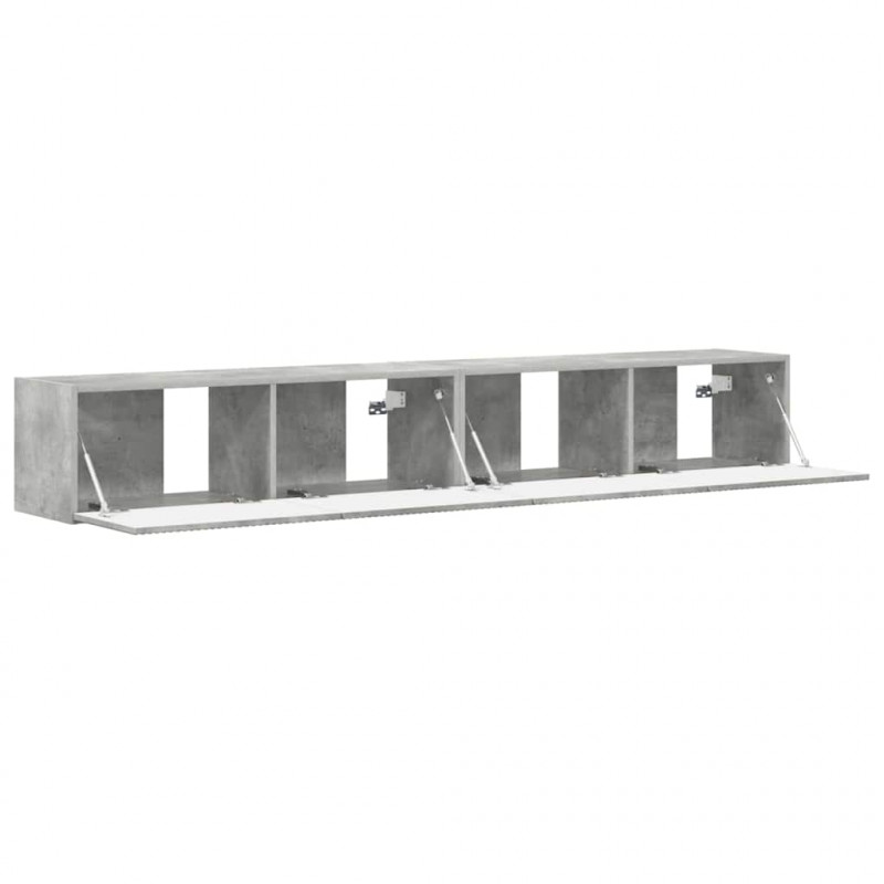 Szafka pod telewizor 2 pcs Betonowy 98 x 31 x 29,5 cm