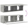 Szafka pod telewizor 2 pcs Betonowy 98 x 31 x 29,5 cm