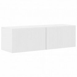Szafka pod telewizor Błyszcząca biel 98 x 31 x 29,5 cm