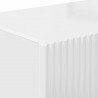 Szafka pod telewizor 2 pcs Błyszcząca biel 98 x 31 x 29,5 cm