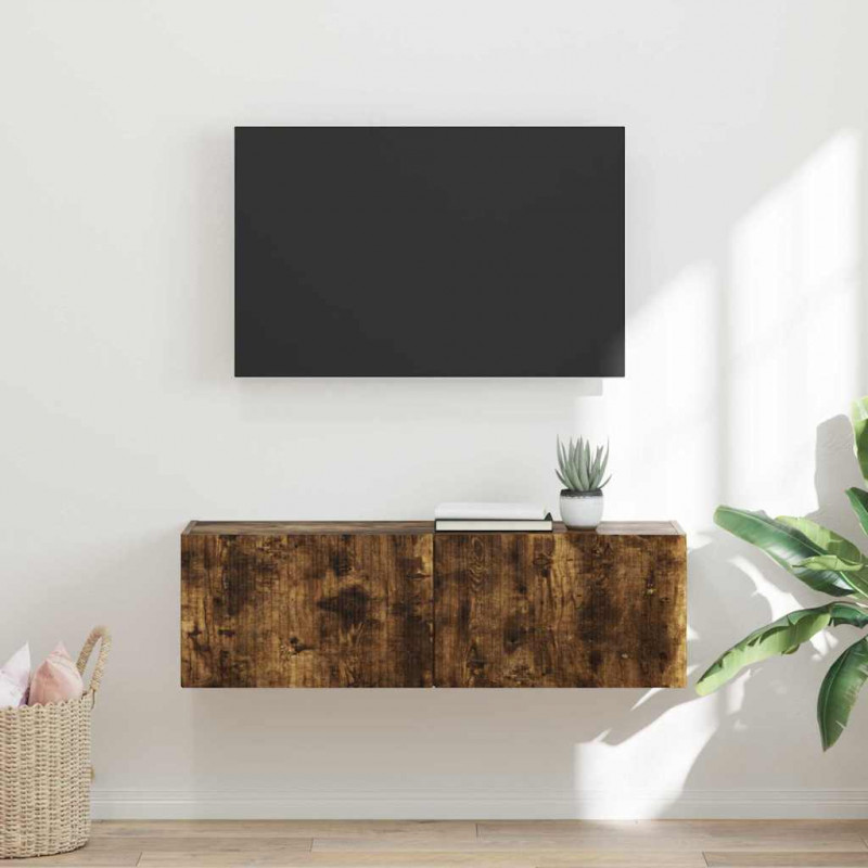 Szafka pod telewizor Dąb wędzony 98 x 31 x 29,5 cm