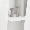 Półka boczna Biały 33 x 32 x 100,5 cm Materiał drewnopochodny