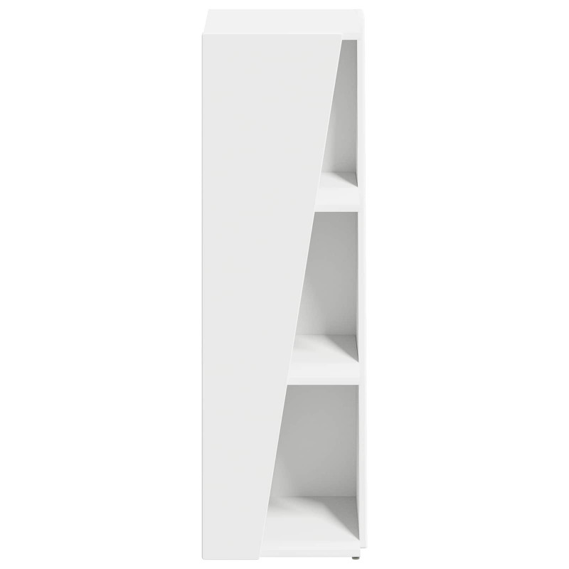 Półka boczna Biały 33 x 32 x 100,5 cm Materiał drewnopochodny