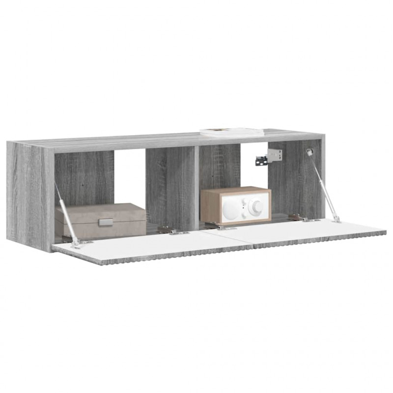 Szafka pod telewizor Szary Sonoma 98 x 31 x 29,5 cm