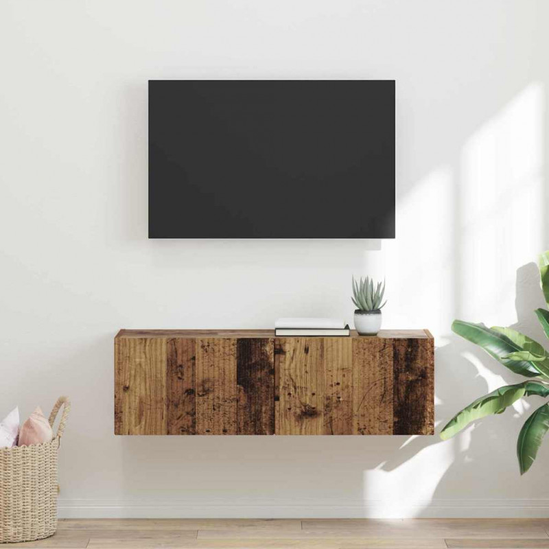 Szafka pod telewizor Stare drewno 98 x 31 x 29,5 cm