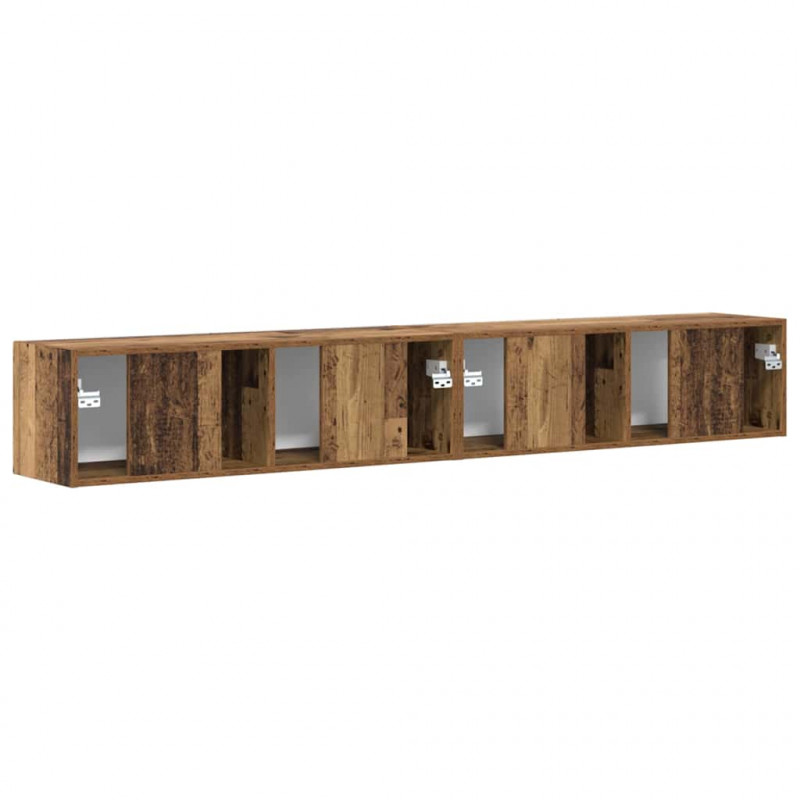 Szafka pod telewizor 2 pcs Stare drewno 98 x 31 x 29,5 cm