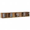 Szafka pod telewizor 2 pcs Stare drewno 98 x 31 x 29,5 cm