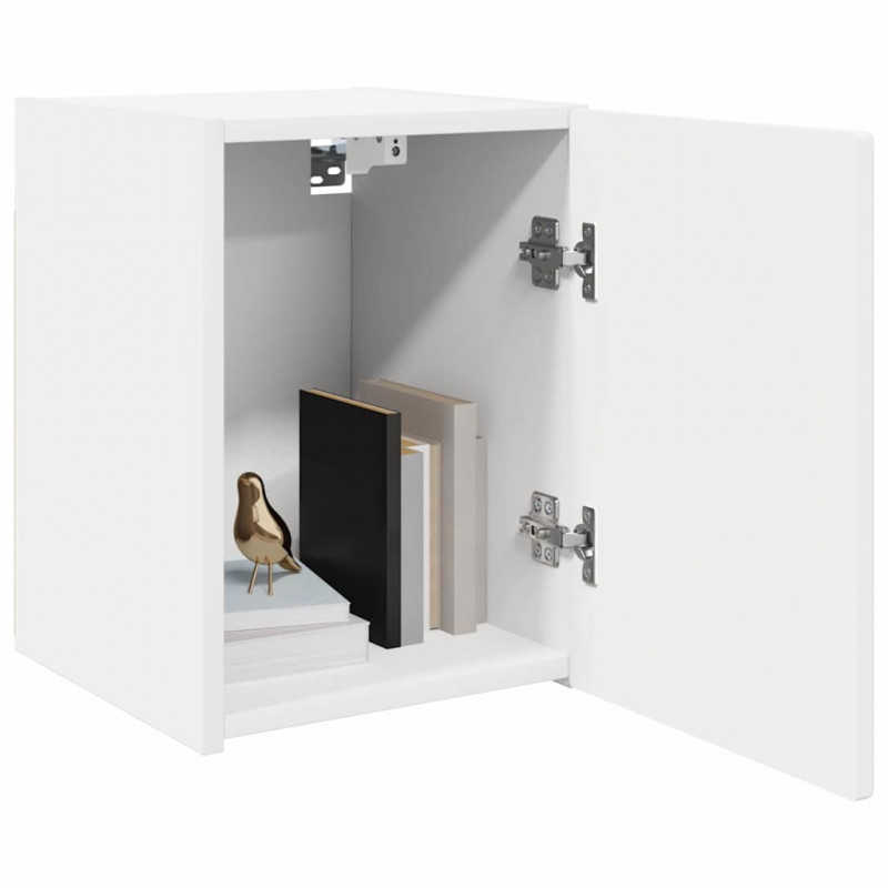 Szafka pod telewizor Montowane na ścianie Biały 30 x 31 x 40 cm