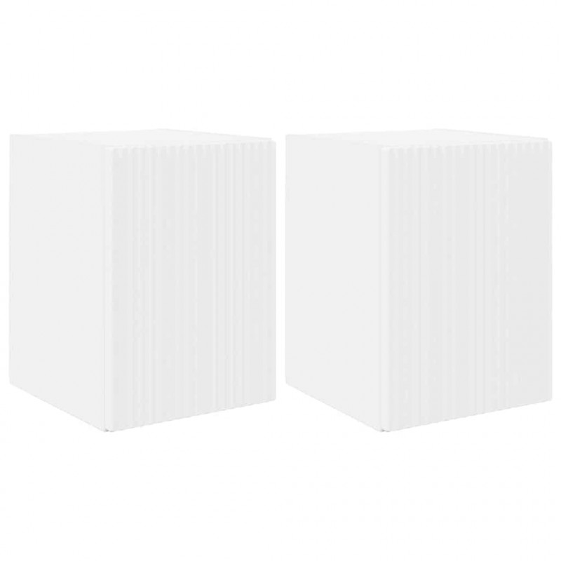 Szafka pod telewizor 2 pcs Biały 30 x 31 x 40 cm