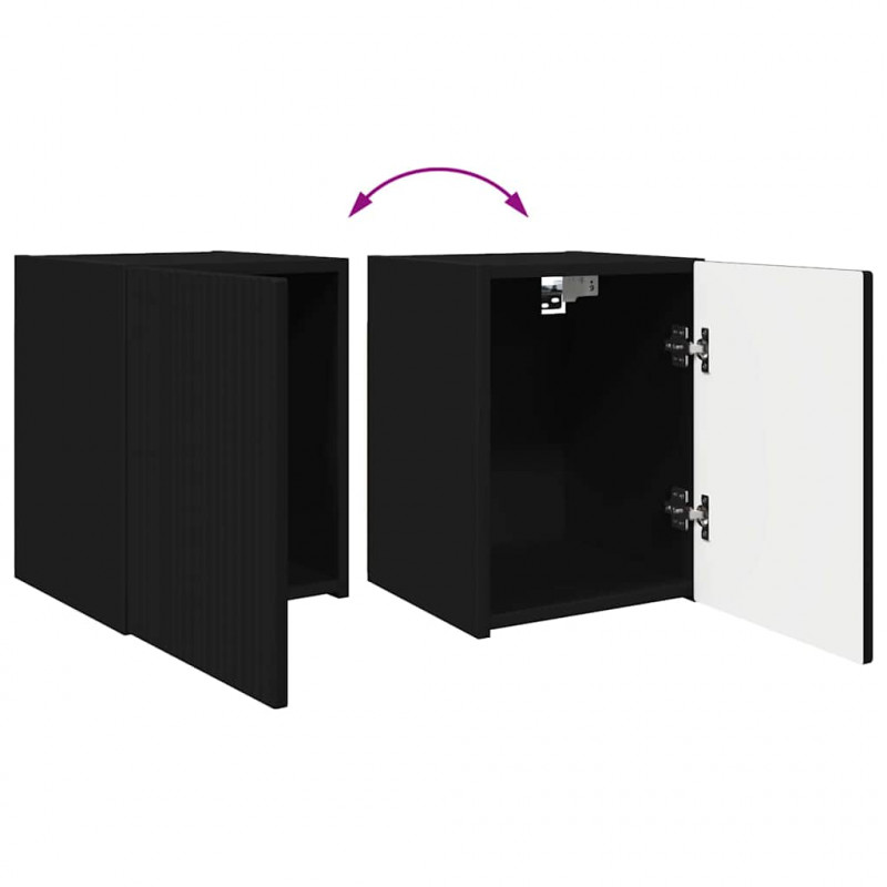 Szafka pod telewizor Czarny 30 x 31 x 40 cm