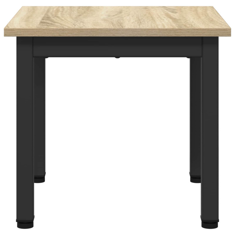 Stolik kawowy Sonoma 40 x 40 x 36 cm Materiał drewnopochodny