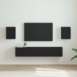Szafka pod telewizor 2 pcs Czarny 30 x 31 x 40 cm