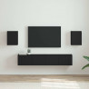 Szafka pod telewizor 2 pcs Czarny 30 x 31 x 40 cm