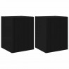 Szafka pod telewizor 2 pcs Czarny 30 x 31 x 40 cm