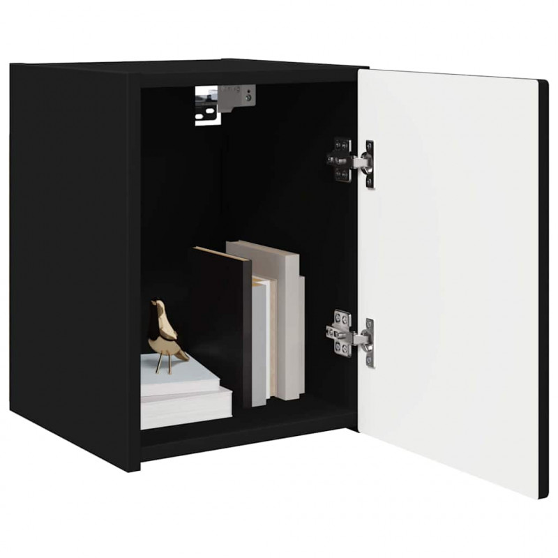 Szafka pod telewizor 2 pcs Czarny 30 x 31 x 40 cm