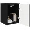 Szafka pod telewizor 2 pcs Czarny 30 x 31 x 40 cm