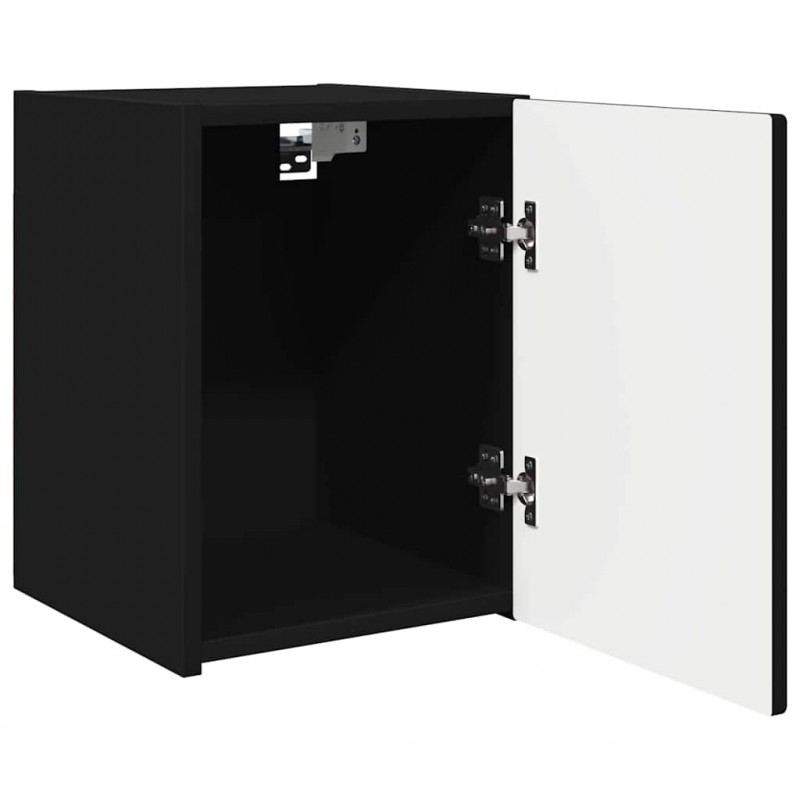 Szafka pod telewizor 2 pcs Czarny 30 x 31 x 40 cm