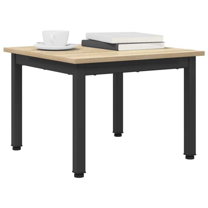 Stolik kawowy Sonoma 50 x 50 x 36 cm Materiał drewnopochodny