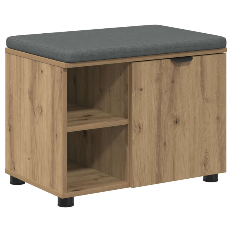 Ławka w przedpokoju z półką Dąb Rzemieślniczy 60 x 38 x 46 cm