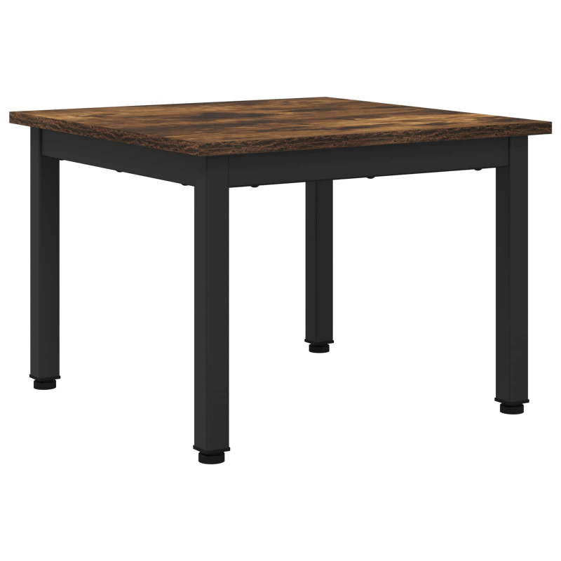 Stolik kawowy Dąb dymny 50 x 50 x 36 cm Materiał drewnopochodny