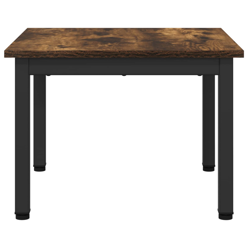 Stolik kawowy Dąb dymny 50 x 50 x 36 cm Materiał drewnopochodny
