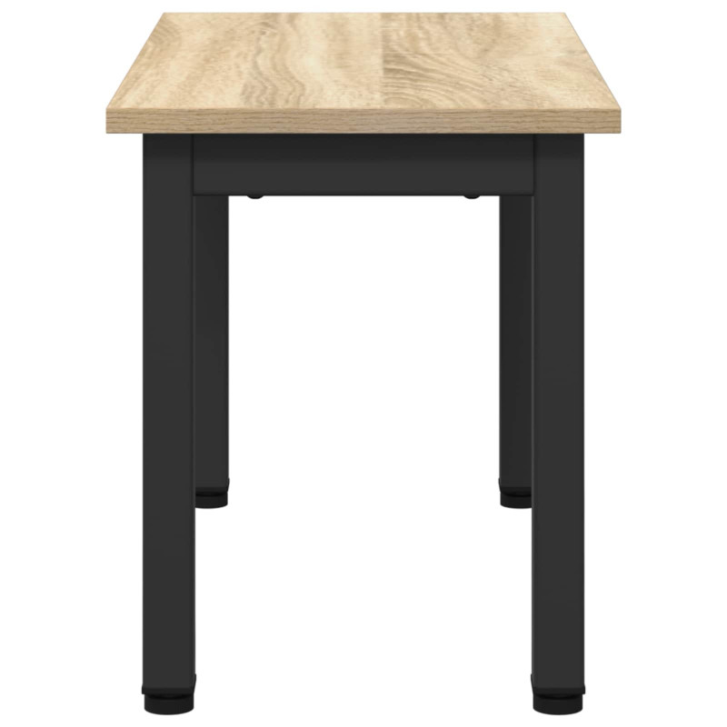 Stolik kawowy Sonoma 60 x 30 x 36 cm Materiał drewnopochodny