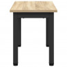 Stolik kawowy Sonoma 60 x 30 x 36 cm Materiał drewnopochodny