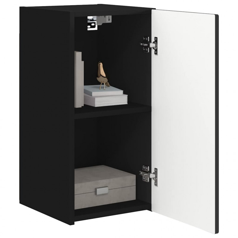 Szafka pod telewizor 2 pcs Czarny 30 x 31 x 60 cm