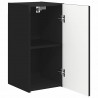 Szafka pod telewizor 2 pcs Czarny 30 x 31 x 60 cm