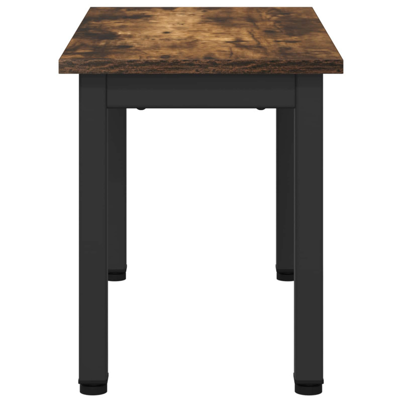 Stolik kawowy Dąb dymny 60 x 30 x 36 cm Materiał drewnopochodny