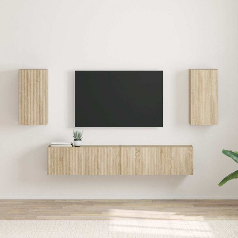 Szafka pod telewizor 2 pcs Sonoma 30 x 31 x 60 cm