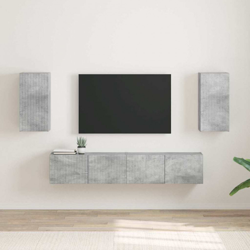 Szafka pod telewizor 2 pcs Betonowy 30 x 31 x 60 cm