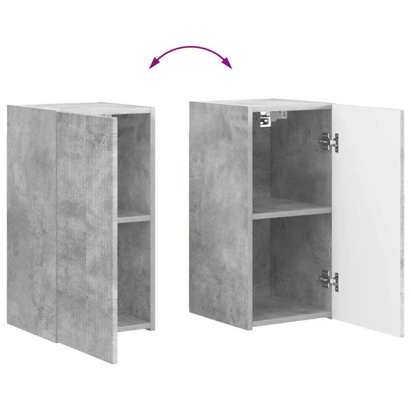 Szafka pod telewizor 2 pcs Betonowy 30 x 31 x 60 cm