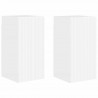 Szafka pod telewizor 2 pcs Błyszcząca biel 30 x 31 x 60 cm