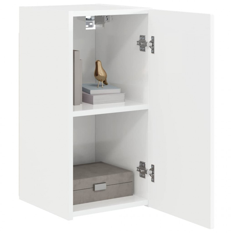 Szafka pod telewizor 2 pcs Błyszcząca biel 30 x 31 x 60 cm