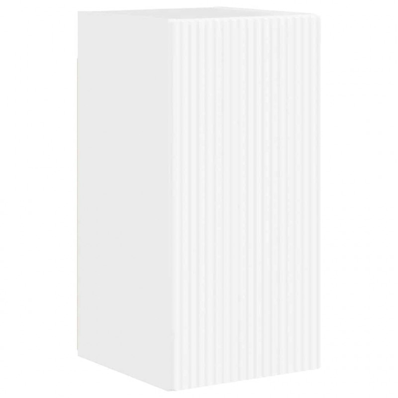 Szafka pod telewizor 2 pcs Błyszcząca biel 30 x 31 x 60 cm