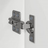 Szafka pod telewizor 2 pcs Błyszcząca biel 30 x 31 x 60 cm