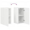 Szafka pod telewizor 2 pcs Błyszcząca biel 30 x 31 x 60 cm