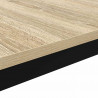 Stolik kawowy Sonoma 60 x 60 x 36 cm Materiał drewnopochodny