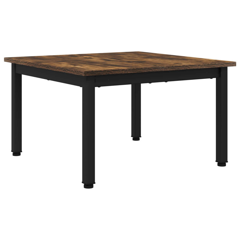 Stolik kawowy Dąb dymny 60 x 60 x 36 cm Materiał drewnopochodny