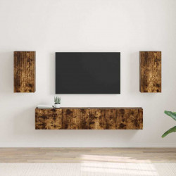 Szafka pod telewizor 2 pcs Dąb wędzony 30 x 31 x 60 cm