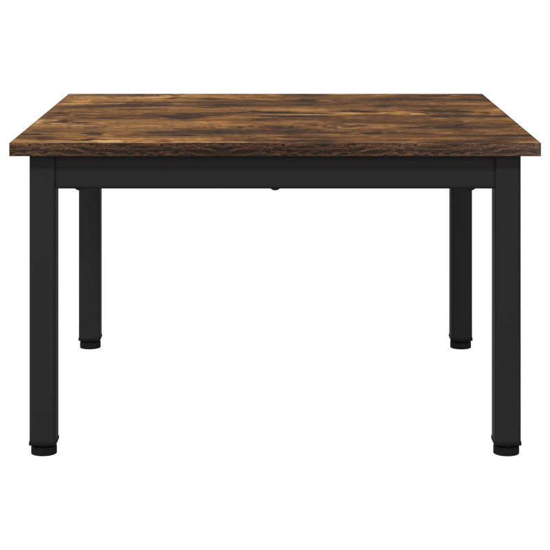 Stolik kawowy Dąb dymny 60 x 60 x 36 cm Materiał drewnopochodny
