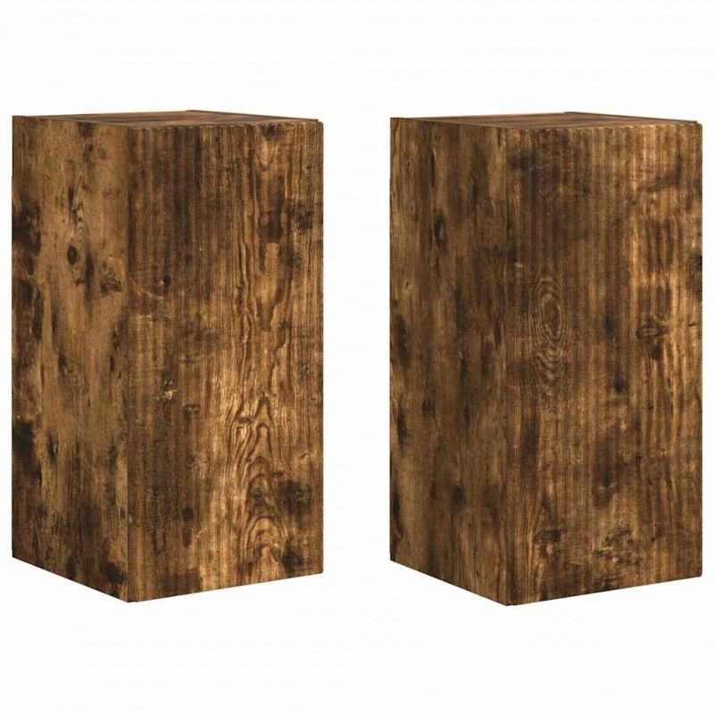 Szafka pod telewizor 2 pcs Dąb wędzony 30 x 31 x 60 cm