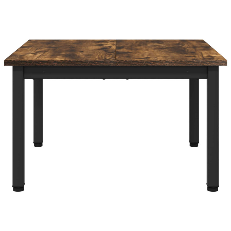 Stolik kawowy Dąb dymny 60 x 60 x 36 cm Materiał drewnopochodny