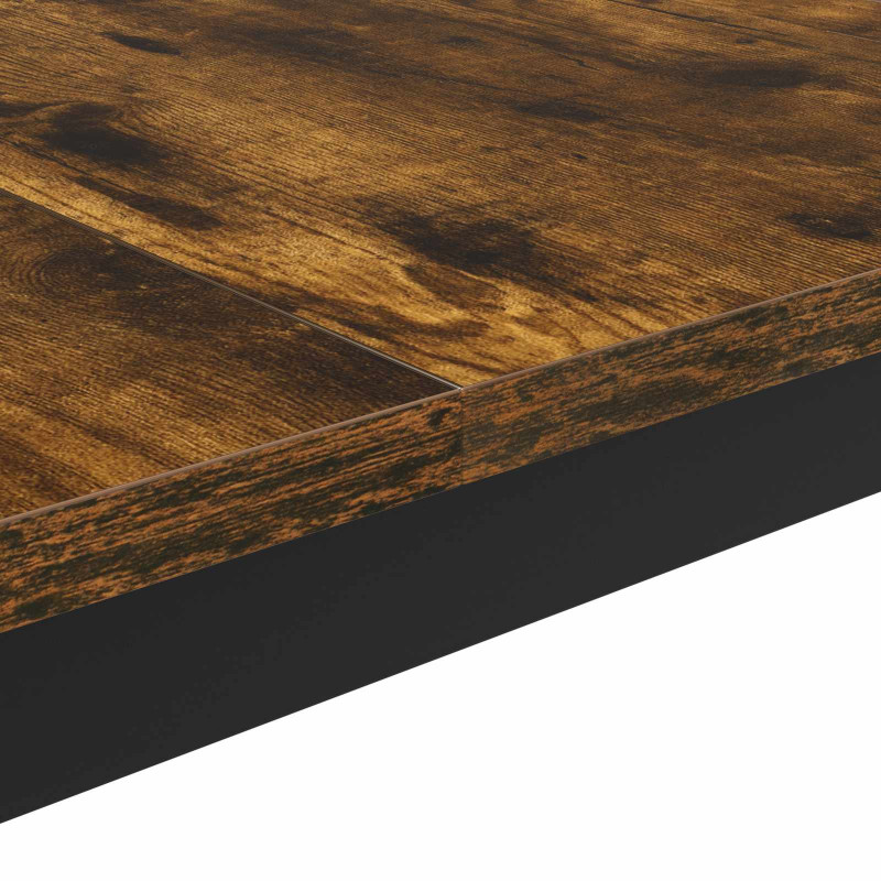 Stolik kawowy Dąb dymny 60 x 60 x 36 cm Materiał drewnopochodny
