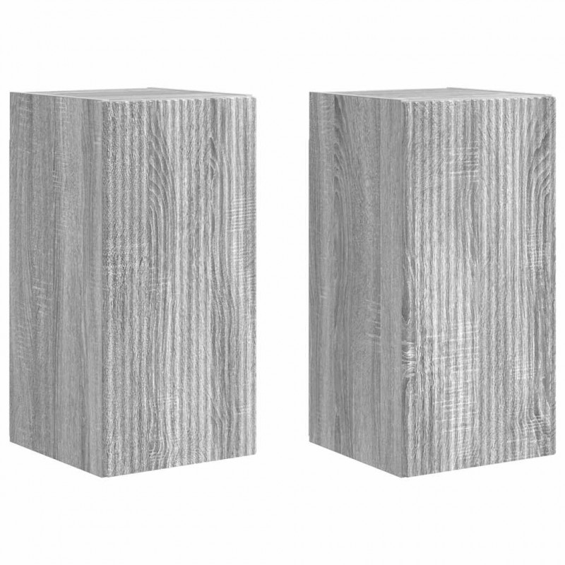 Szafka pod telewizor 2 pcs Szary Sonoma 30 x 31 x 60 cm