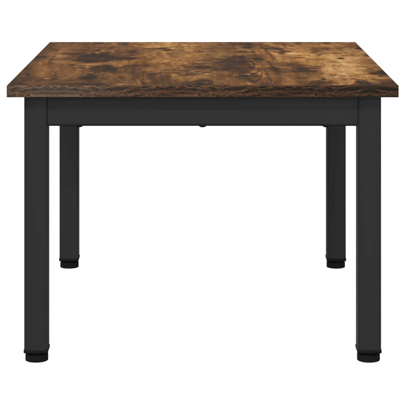 Stolik kawowy Dąb dymny 60 x 50 x 36 cm Materiał drewnopochodny