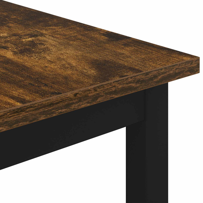Stolik kawowy Dąb dymny 60 x 50 x 36 cm Materiał drewnopochodny