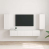 Szafka pod telewizor 2 pcs Biały 30 x 31 x 80 cm